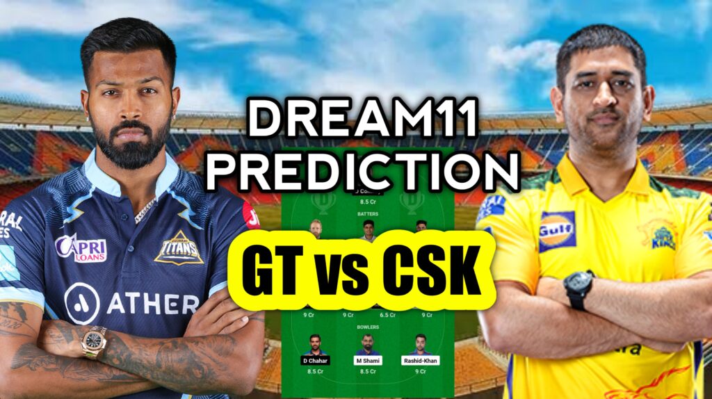 gt vs che dream11 prediction 2023