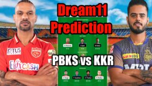 PBKS vs KKR dream11 prediction