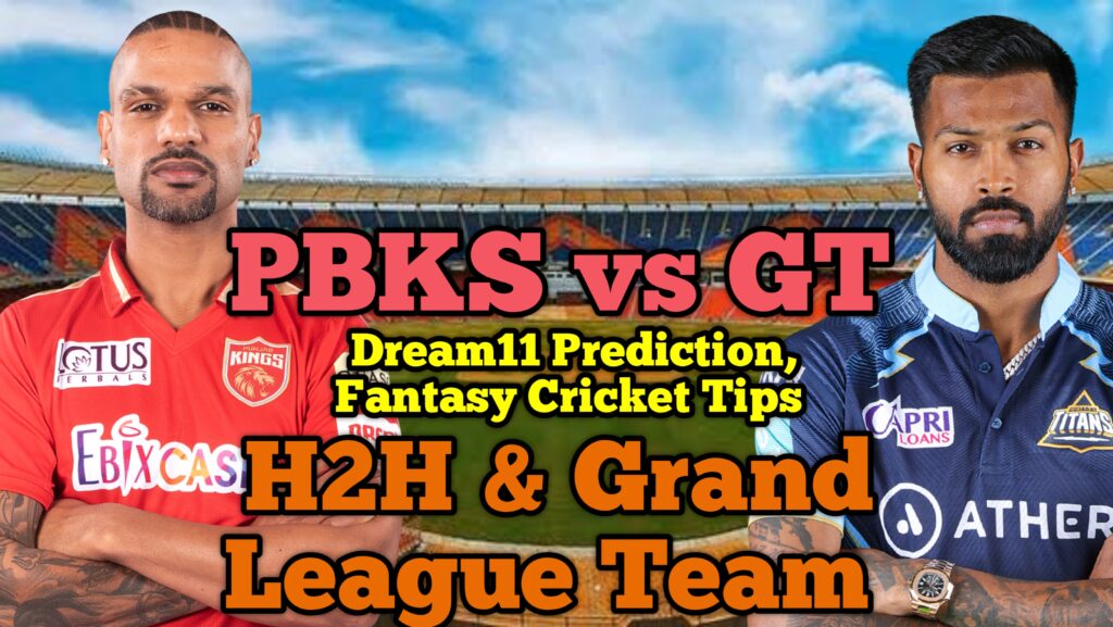 PBKS vs GT dream11 prediction