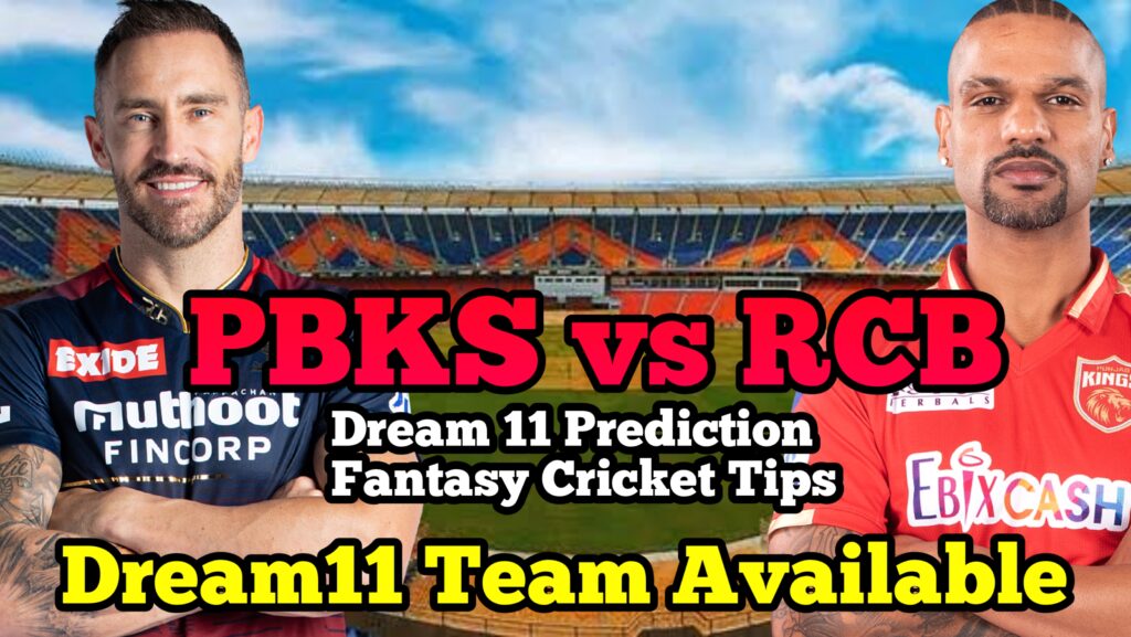 PBKS vs RCB Dream11 Prediction