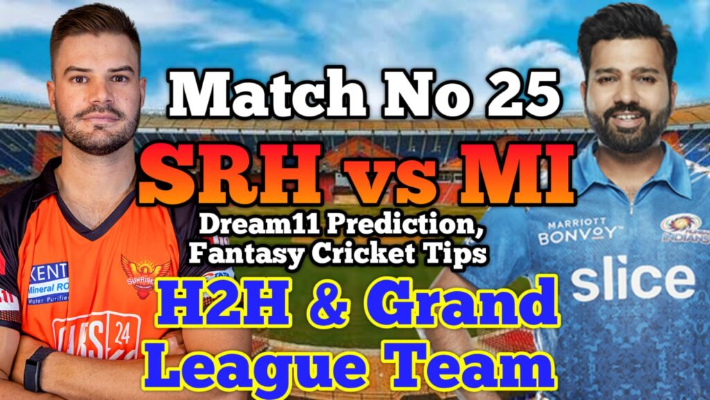 SRH vs MI Dream11 Prediction