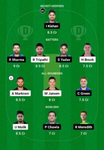 SRH vs MI Dream11 Prediction