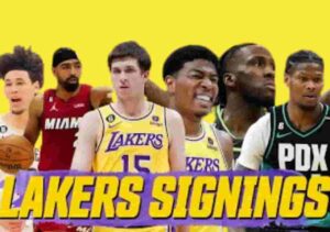 The Lakers have officially signed Gabe Vincent, Taurean Prince, Cam Reddish, and Jaxson Hayes