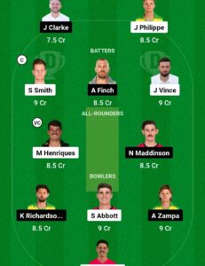 six vs ren dream11 prediction