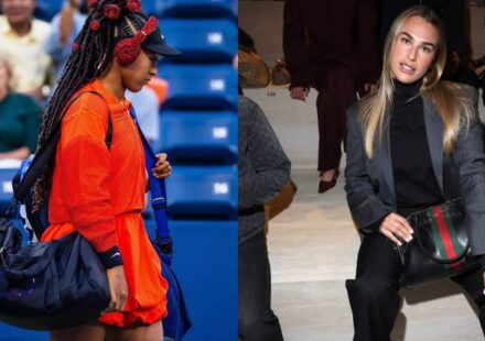 Aryna Sabalenka Maria Sharapova Naomi Osaka Iga Swiatek and Emma Raducanu off-court fashion