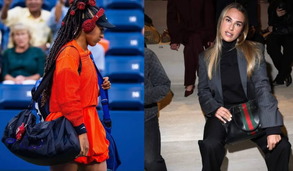 Aryna Sabalenka Maria Sharapova Naomi Osaka Iga Swiatek and Emma Raducanu off-court fashion